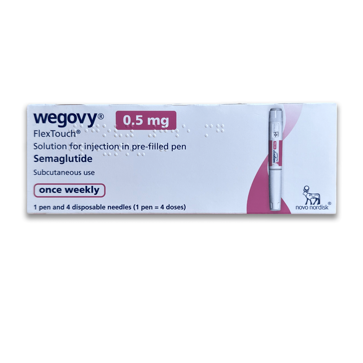 Wegovy Bundle - 3x Pens (0.25, 0.5 & 1mg) - Rightangled