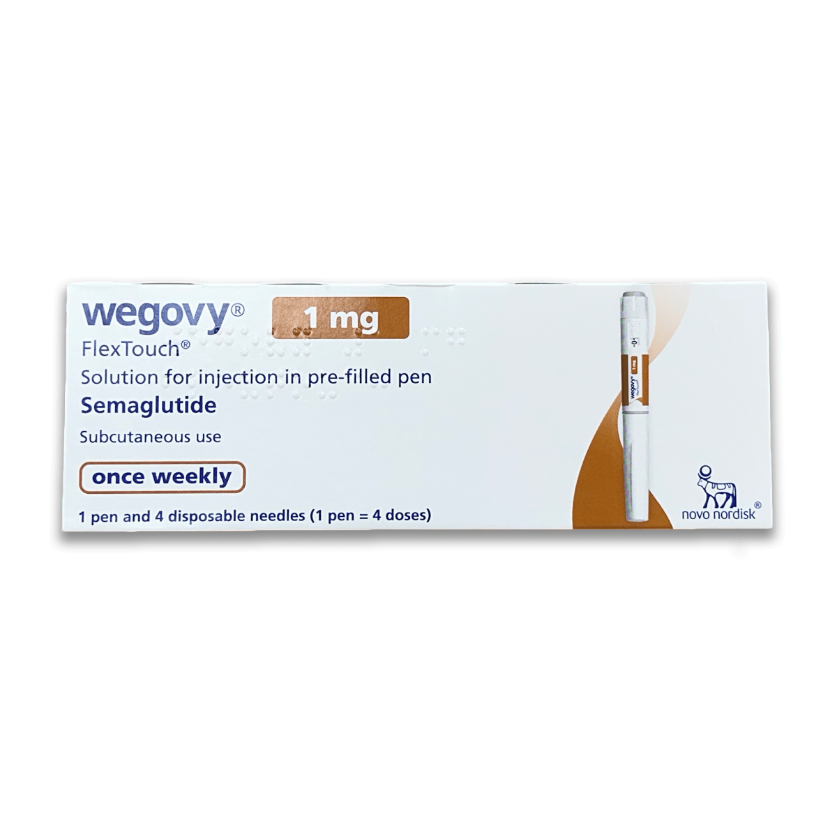 Wegovy Bundle - 3x Pens (0.25, 0.5 & 1mg) - Rightangled