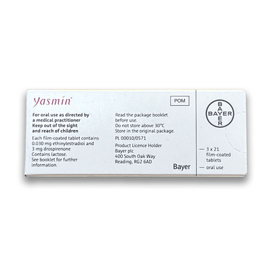 Yasmin Tablets - Rightangled
