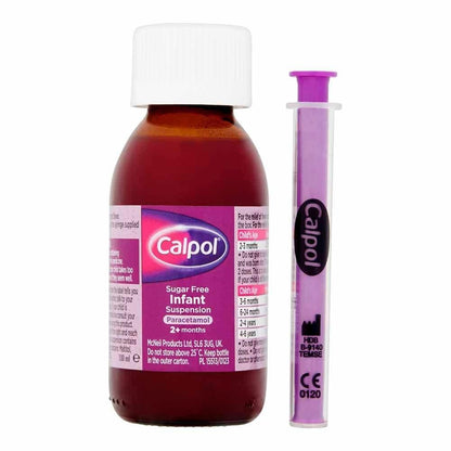 Calpol Infant Sugar Free 120mg/5ml Oral Suspension - Rightangled