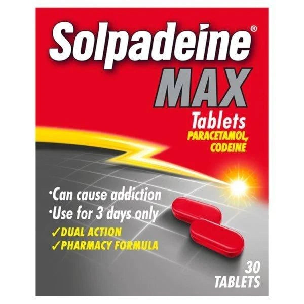 Solpadeine max 30 tablets - Rightangled