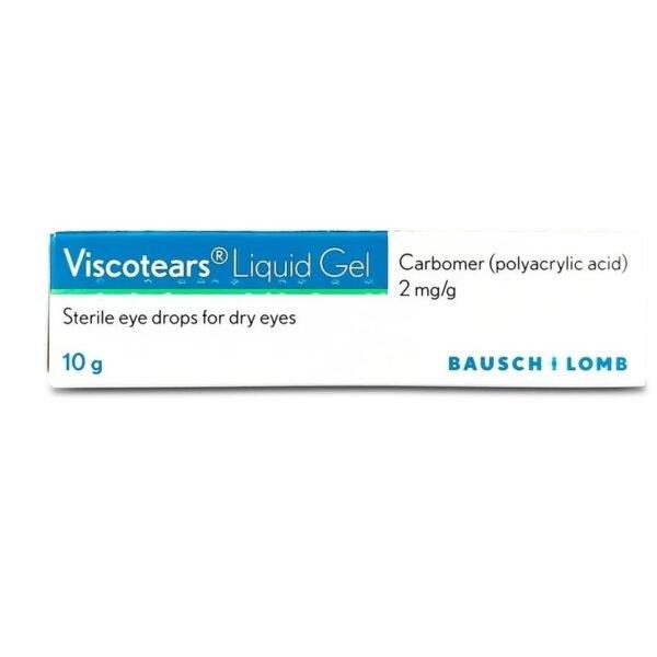 Viscotears Liquid Gel Sterile Eye Drops - 10g - Rightangled