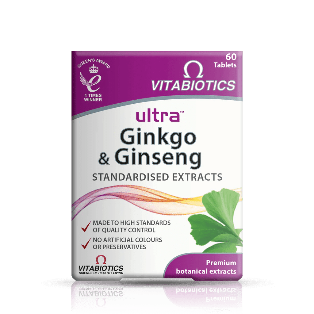 Vita Biotics Ultra Ginkgo &amp; Ginseng - Rightangled