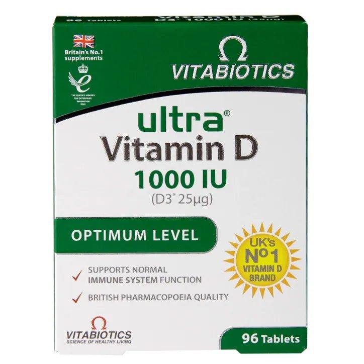 Vita Biotics Ultra Vitamin D 1000IU - Rightangled